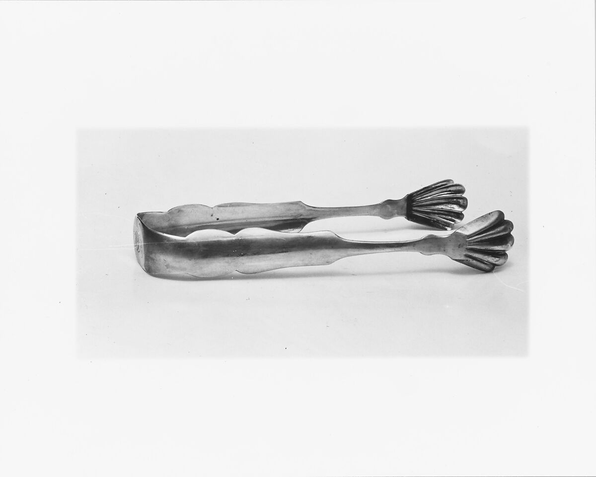 Tongs, Probably Paul Revere, III (1760–1813), Silver, American 