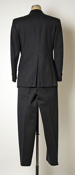 Suit, (a, b) Brioni (Italian, founded 1945), (a, b) wool; (c) silk, Italian