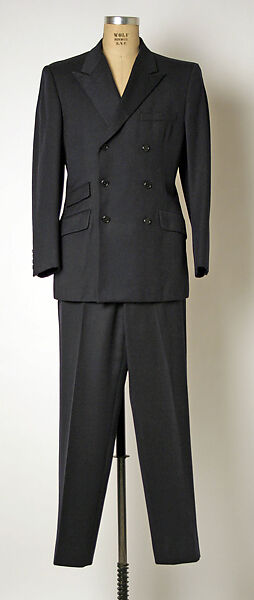 Suit, (a, b) Brioni (Italian, founded 1945), (a, b) wool; (c) silk, Italian 