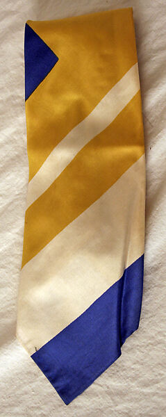 Suit, (a, b) Brioni (Italian, founded 1945), (a, b) wool; (c) silk, Italian