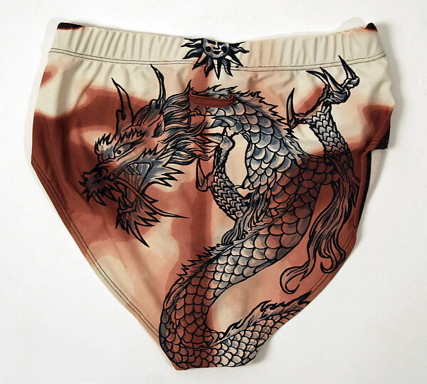 Bathing suit, Jean Paul Gaultier (French, born 1952), nylon, spandex blend, French