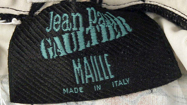 Bathing suit, Jean Paul Gaultier (French, born 1952), nylon, spandex blend, French