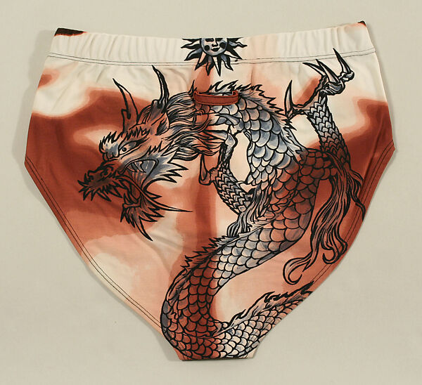 Bathing suit, Jean Paul Gaultier (French, born 1952), nylon, spandex blend, French