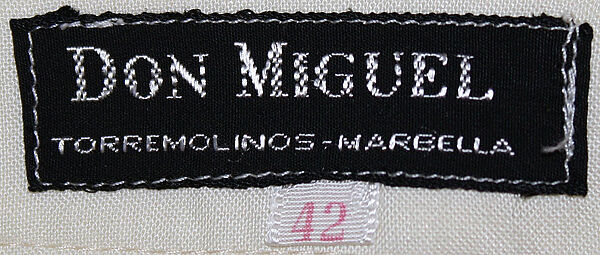 Trousers, wool, Spanish