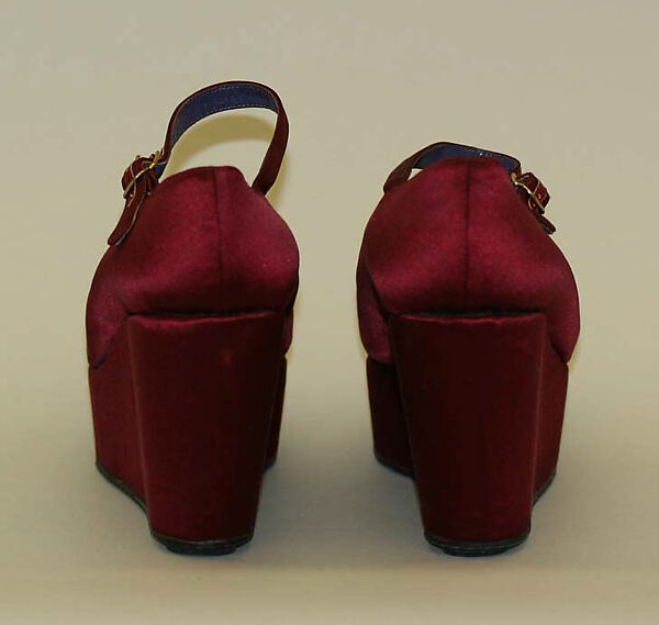 Shoes, I. Magnin &amp; Co. (American, founded 1876), (a, b) silk, American