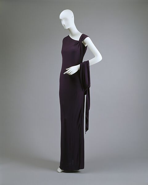 Evening dress, Halston (American, Des Moines, Iowa 1932–1990 San Francisco, California), Silk, American 