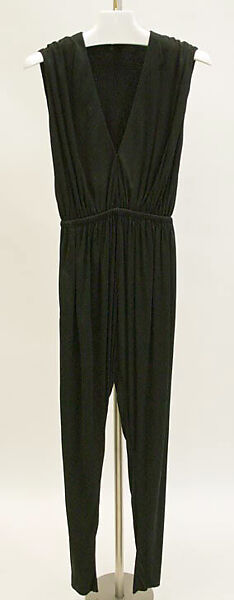 Dress, Halston (American, Des Moines, Iowa 1932–1990 San Francisco, California), silk, leather, American