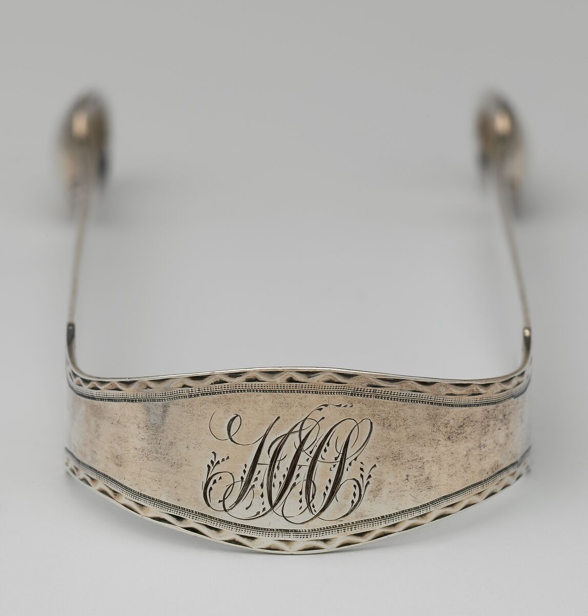 Tongs, Thomas Underhill (active ca. 1787), Silver, American