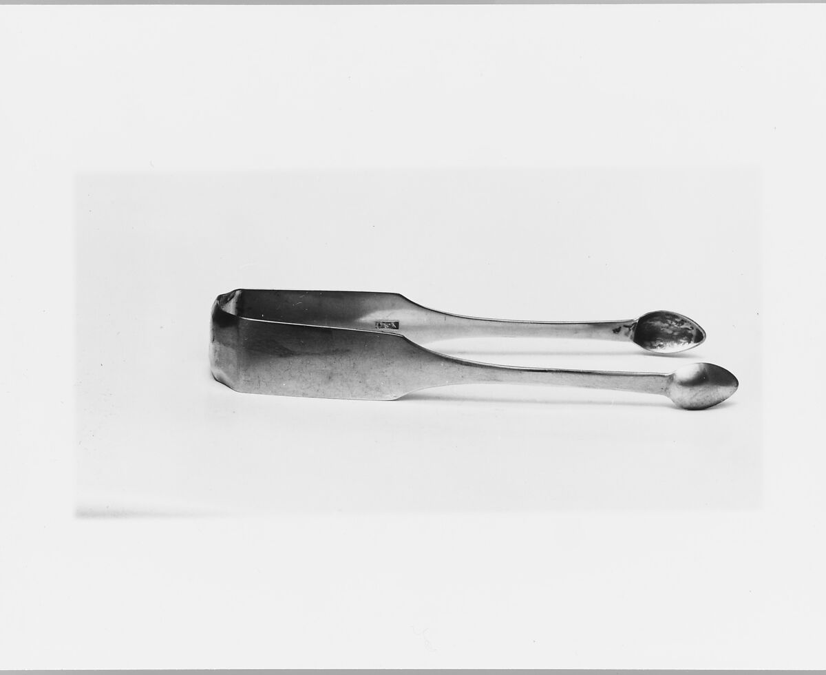 Tongs, Marked by C. &amp; N., Silver, American 