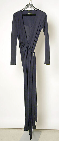 Evening jumpsuit, Halston (American, Des Moines, Iowa 1932–1990 San Francisco, California), rayon, American 
