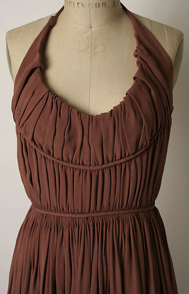 Evening dress, Edward Molyneux (French (born England), London 1891–1974 Monte Carlo), estron, rayon, French