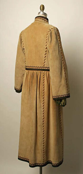 Ensemble, Yves Saint Laurent (French, founded 1961), leather, wool, French