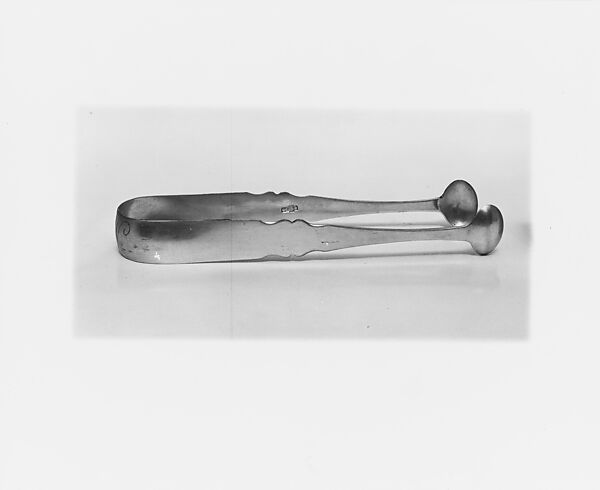 Tongs, Marked by W. R., Silver, American 