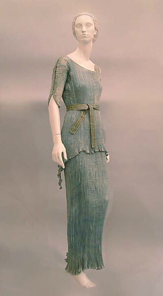 "Peplos", Fortuny (Italian, founded 1906), silk, glass, Italian