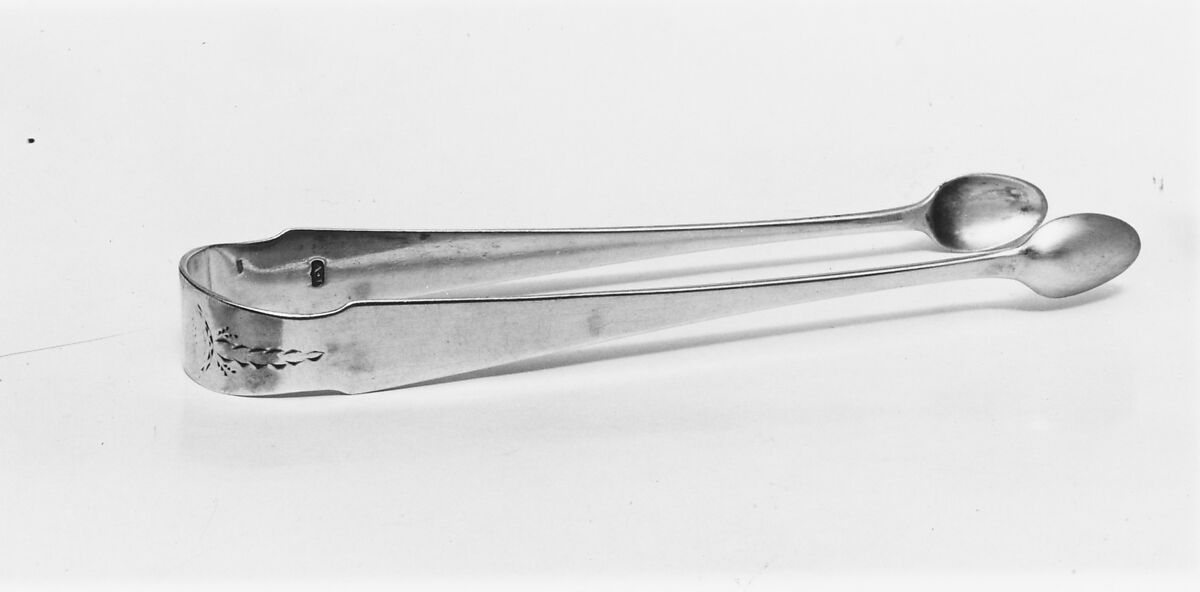 Tongs, John Vernon (1755–1845), Silver, American 