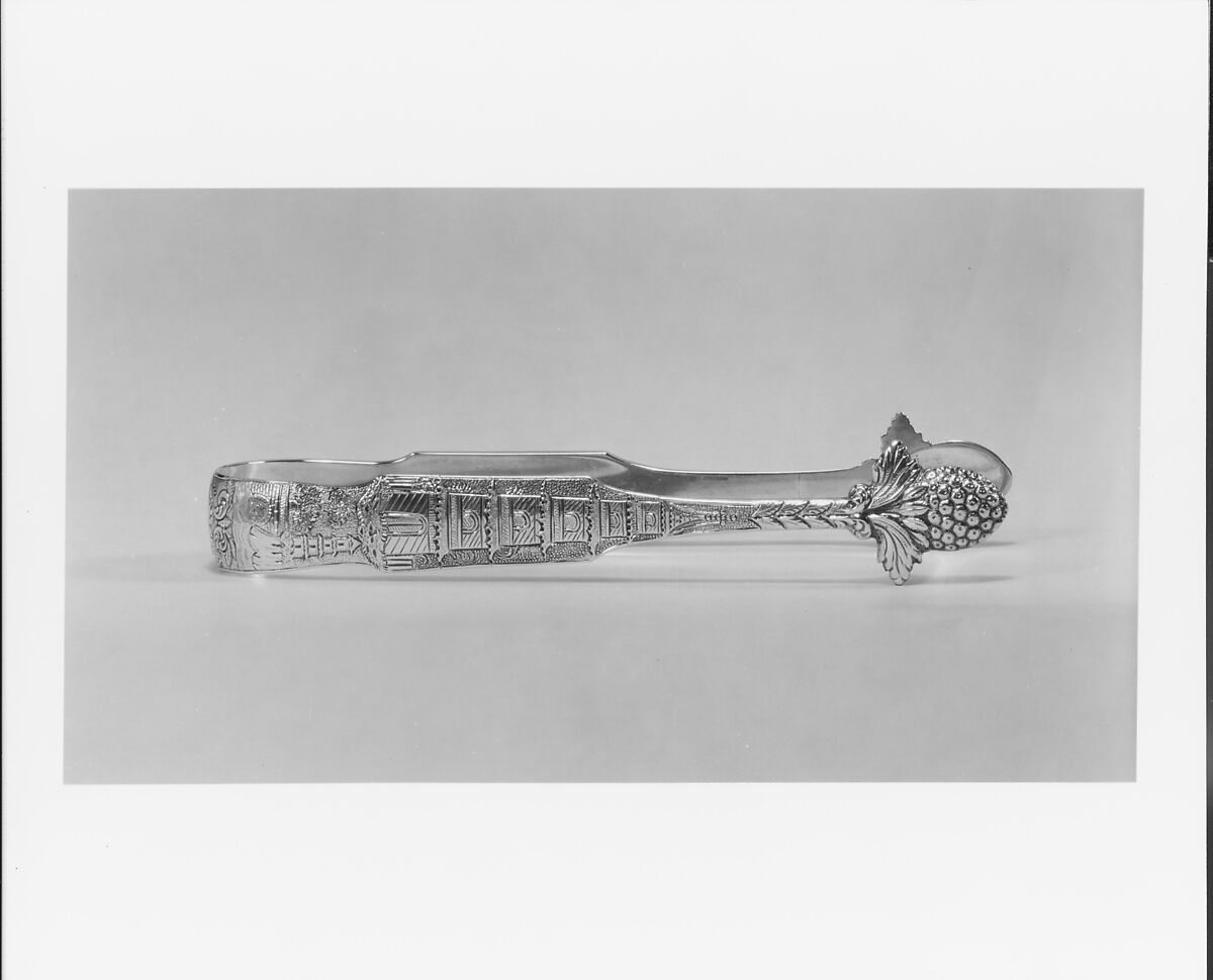 Tongs, Andrew Ellicott Warner (1786–1870), Silver, American