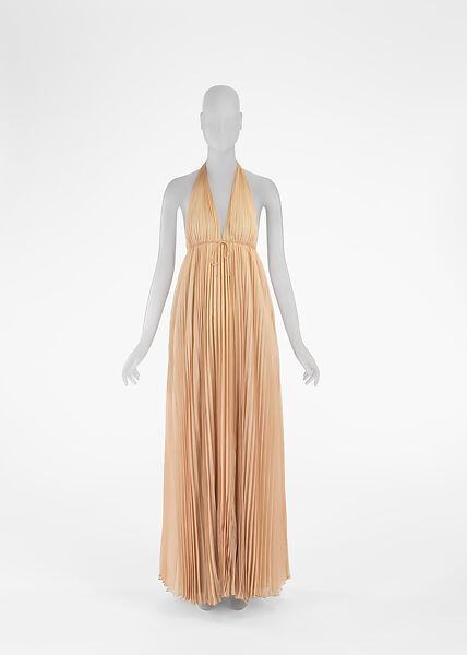 Ensemble, Halston (American, Des Moines, Iowa 1932–1990 San Francisco, California), silk, American