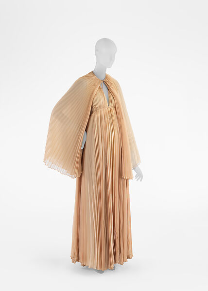 Ensemble, Halston (American, Des Moines, Iowa 1932–1990 San Francisco, California), silk, American 