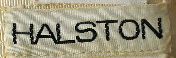 Ensemble, Halston (American, Des Moines, Iowa 1932–1990 San Francisco, California), silk, American