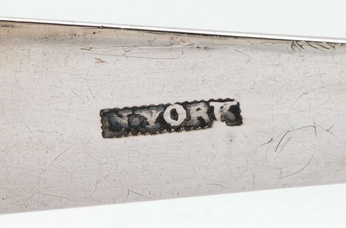 Tongs, Possibly Bernard Wenman (ca. 1789–1833), Silver, American