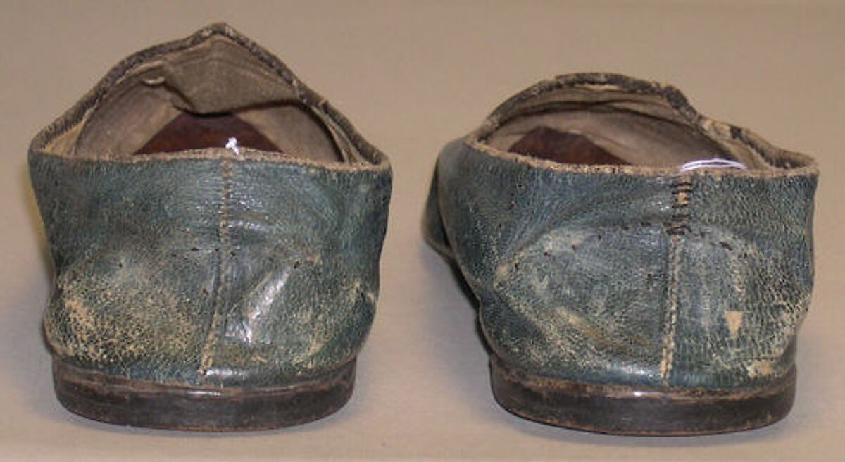 Shoes, (a, b) leather, British