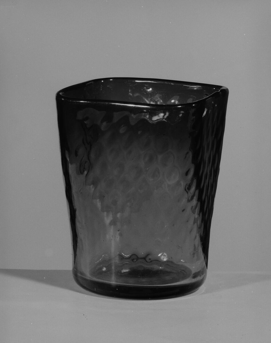 Toothpick Holder, Probably New England Glass Company (American, East Cambridge, Massachusetts, 1818–1888), Blown glass, American 