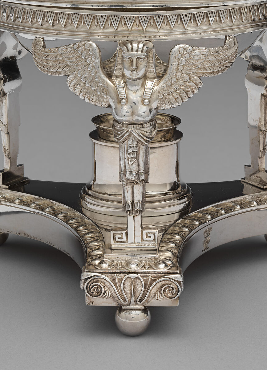 Coffee Pot on Stand (part of a service), Digby Scott (British, active 1802–1807), Silver; ivory, British, London