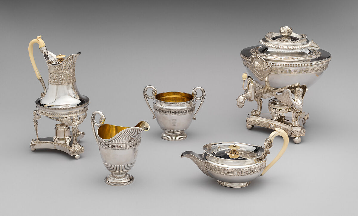 Sugar Bowl (part of a service), Digby Scott (British, active 1802–1807), Silver, British, London