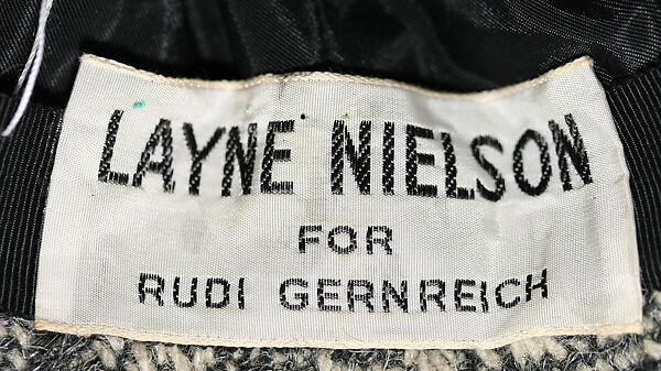 Ensemble, Rudi Gernreich (American (born Austria), Vienna 1922–1985 Los Angeles, California), wool, silk, leather, American