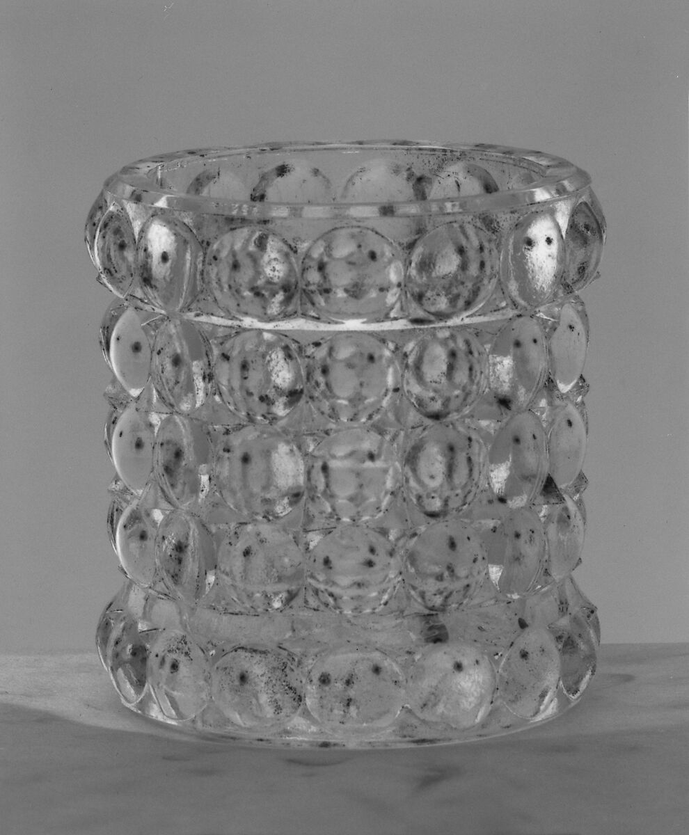Toothpick Holder, Richards and Hartley Flint Glass Co. (ca. 1870–1890), Pressed yellow glass, American 