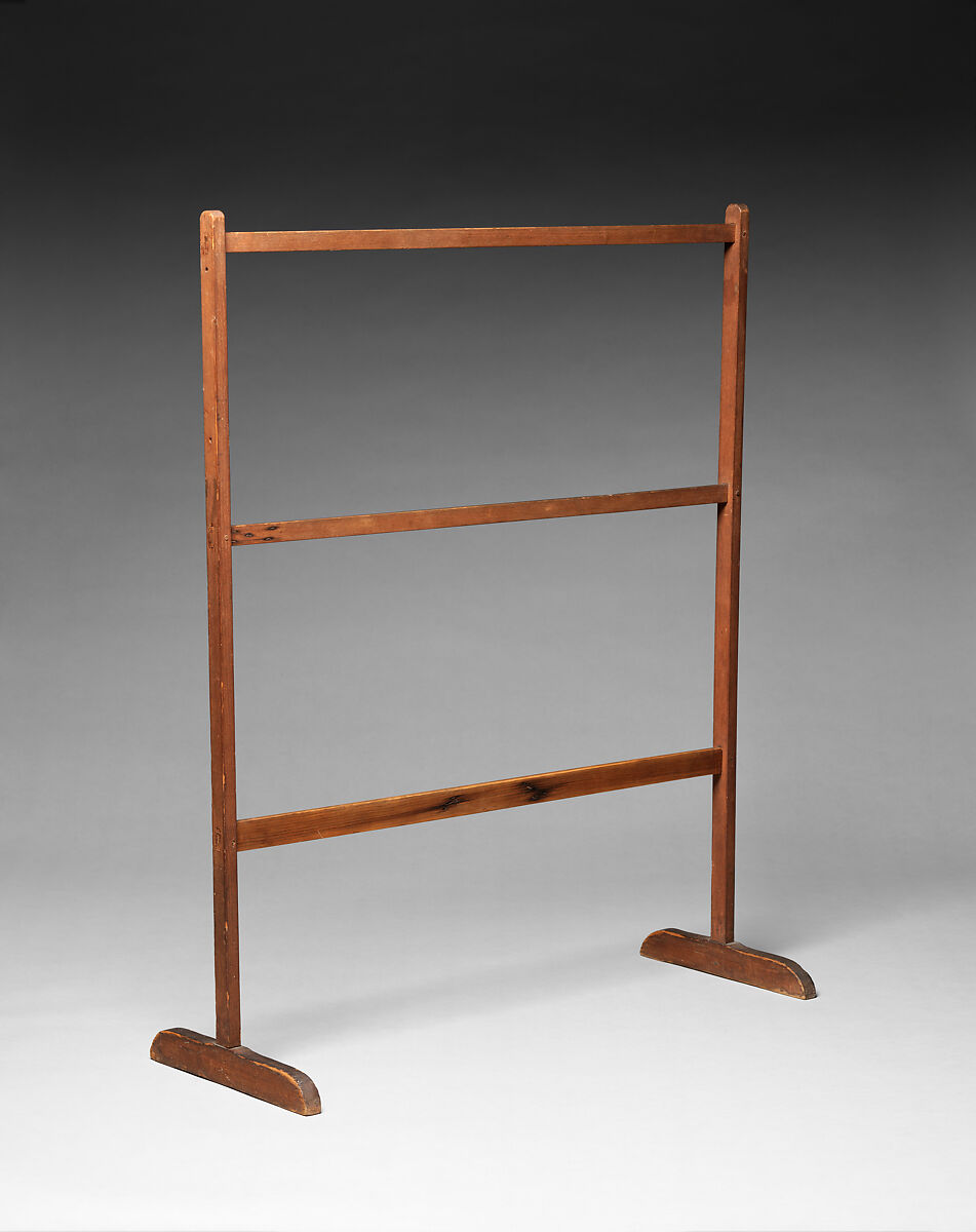 Towel or drying rack, United Society of Believers in Christ’s Second Appearing (“Shakers”) (American, active ca. 1750–present), White pine, American 