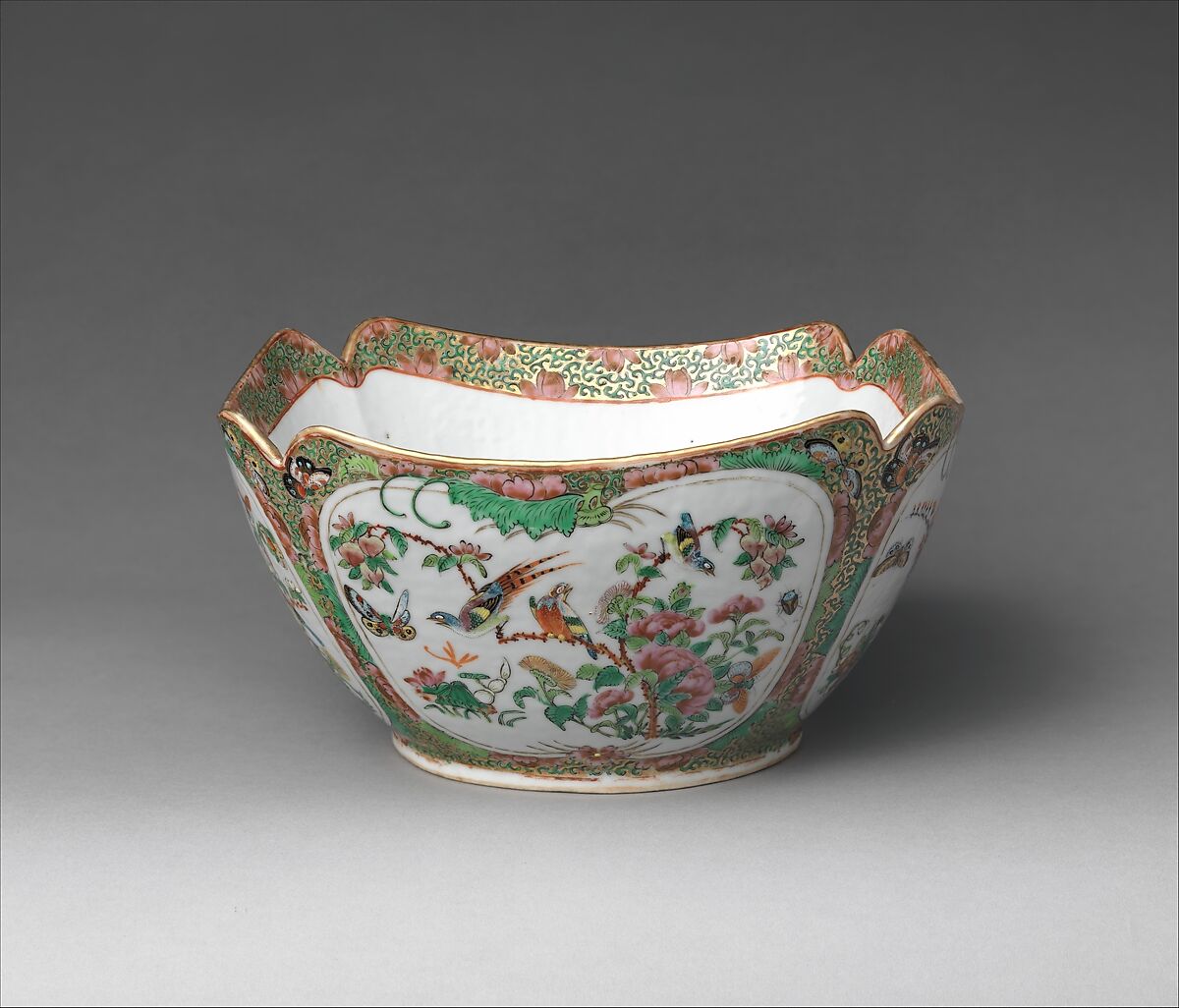 Bowl, Porcelain, Chinese, for American market 