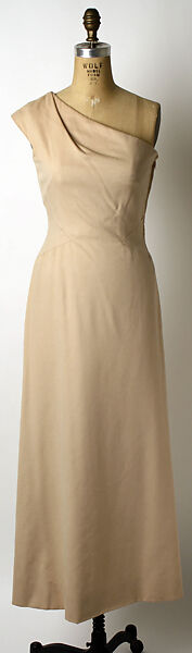 Dress, Mainbocher (French and American, founded 1930), wool, American 