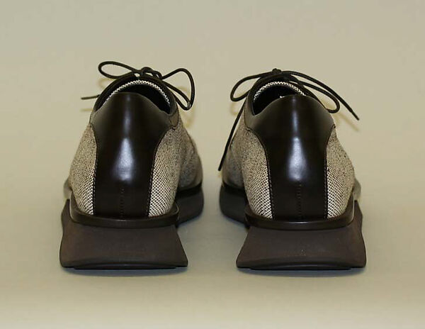 Ensemble, Prada (Italian, founded 1913), cotton, leather, Italian