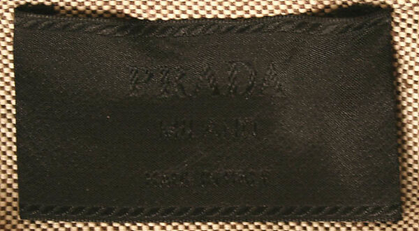 Ensemble, Prada (Italian, founded 1913), cotton, leather, Italian