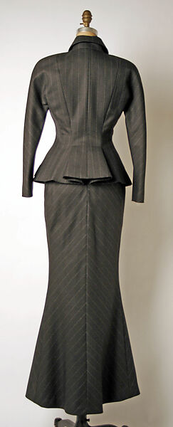 Ensemble, House of Dior (French, founded 1946), (a–c) wool; (d) silk, French