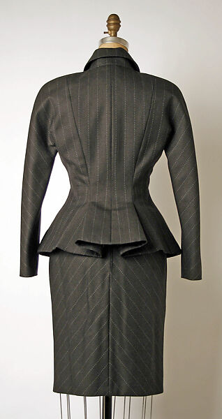 Ensemble, House of Dior (French, founded 1946), (a–c) wool; (d) silk, French