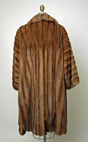 Coat, Fendi (Italian, founded 1925), fur, Italian