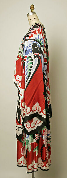 Ensemble, Michael Vollbracht (American, born 1947), (a) silk, plastic; (b) silk, American