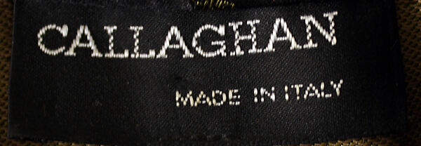 Jacket, Callaghan (Italian, founded 1966), silk, Italian