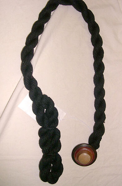 Dress, Missoni (Italian, founded 1953), (a) wool/rayon blend; (b) silk; (c) wool, wood, Italian