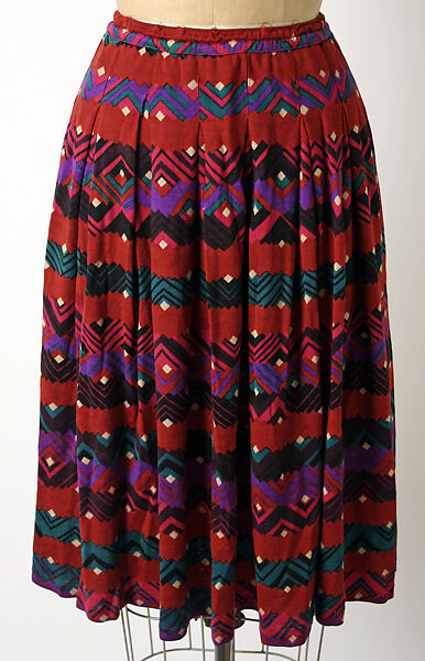 Ensemble, Missoni (Italian, founded 1953), (a) wool/mohair/nylon blend; (b) wool, Italian