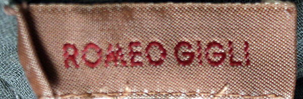 Dress, Romeo Gigli (Italian, born 1949), cotton, Italian