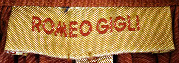 Ensemble, Romeo Gigli (Italian, born 1949), (a) cotton; (b) wool/polyester/lycra blend, Italian