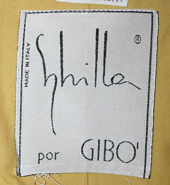 Coat, Sybilla (Spanish, born United States, 1963), cotton, plastic, Spanish