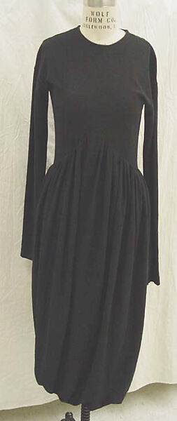 Dress, Romeo Gigli (Italian, born 1949), wool/nylon blend, Italian