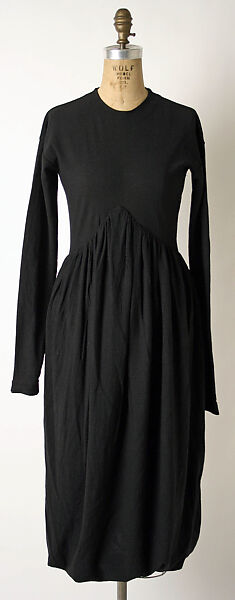 Dress, Romeo Gigli (Italian, born 1949), wool/nylon blend, Italian 