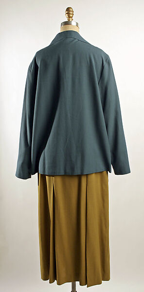 Ensemble, Sybilla (Spanish, born United States, 1963), (a) wool, rayon; (b) wool, Spanish