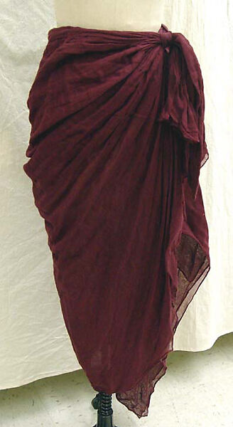 Skirt, Romeo Gigli (Italian, born 1949), cotton, Italian