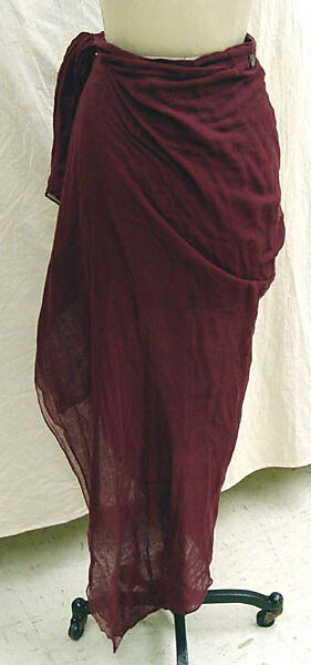 Skirt, Romeo Gigli (Italian, born 1949), cotton, Italian